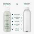 EcoTools Makeup Brush Cleanser + Sponge Shampoo, Fragrance-Free, 8 Fl Oz