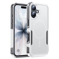 Magnetic for iPhone 16 Case Rugged Dual-Layer Shockproof Black