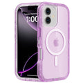 Follaroma Magnetic for iPhone 16 Plus Case, Heavy Duty Phone Cases, Clear