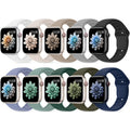 10 Pack Silicone Sport Bands Compatible with Apple Watch Band Women Men