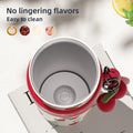 SDGA+ 24 oz Stainless Steel Tumbler with Lid and Straw, Insulated Water Bottle Leak Proof for Hot and Cold, Portable Travel Coffee Mug, Reusable Coffee Cup for Women, Cherry