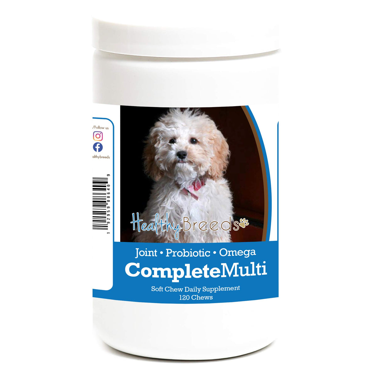 Healthy Breeds French Bulldog All in One Multivitamin Soft Chew 120 Count