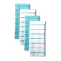 KitchenAid Albany Kitchen Towel 4-Pack Set, Honey Orange/White, 16"x26"