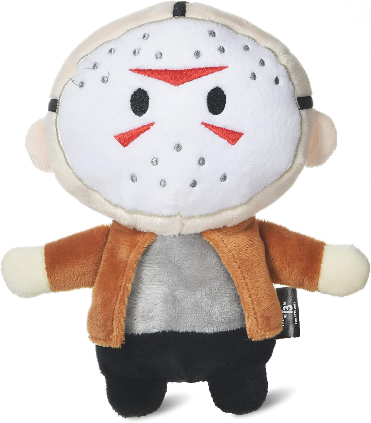 Warner Bros Jason Voorhees Plush Figure Dog Toy, 6 Inch