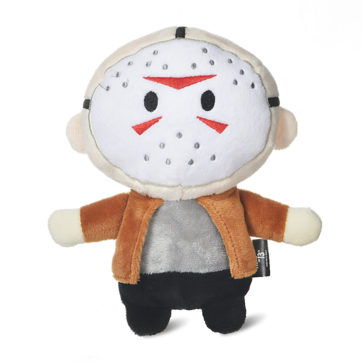 Warner Bros Jason Voorhees Plush Figure Dog Toy, 6 Inch