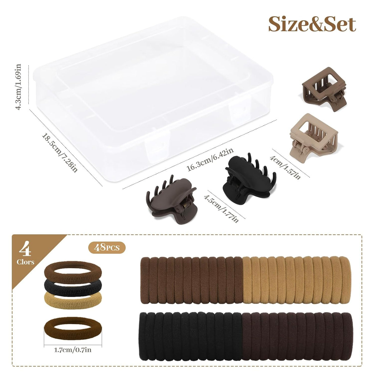 860Pcs Hair Accessories Set for Woman