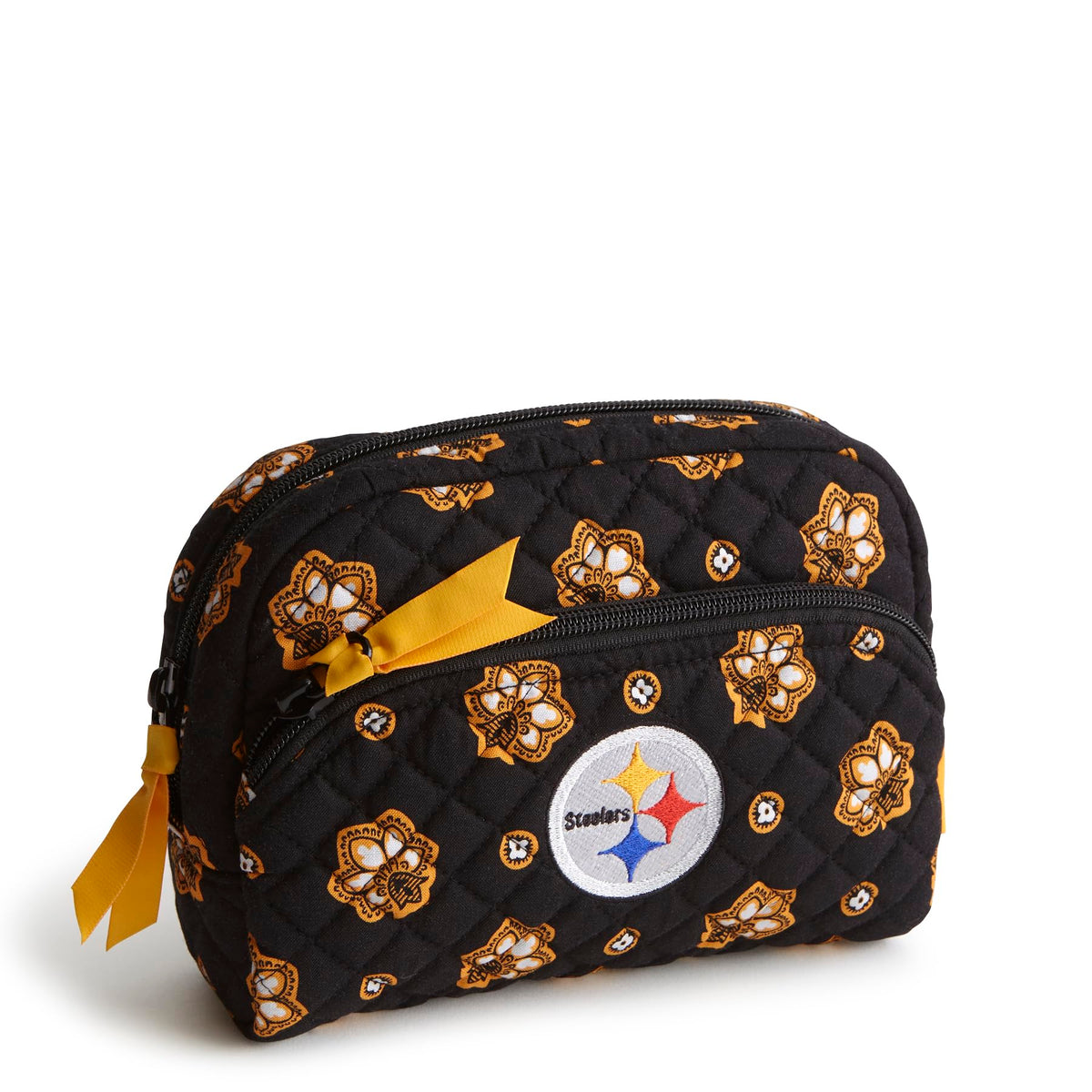 Vera Bradley Women's Cotton Nfl Medium Cosmetic Makeup Organizer Bag (Multiple Teams Available)