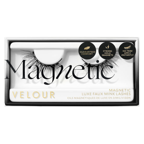 VeVelour Magnetic Eyelashes, Luxurious False Eyelashes, Reusable Lashes, Wear up to 30x & Vegan, All Eye Shapes, Natural Lashes, Magnetic Eyeliner not Included (Electromagnetic)