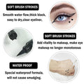 5PCS Double-headed Liquid Winged Black Eyeliner Stamp Pen Set | Eye Liner Pencil Long-lasting Waterproof, Stamp Eyeliner Set for Eye Makeup - Star, Heart, Flower, Butterfly, Triangle