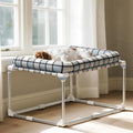 Bedside Cosleeper Dog Bed with Bloster, Height Elevated Pillow Bed Dog