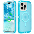 Follaroma Magnetic for iPhone 16 Plus Case, Heavy Duty Phone Cases, Clear