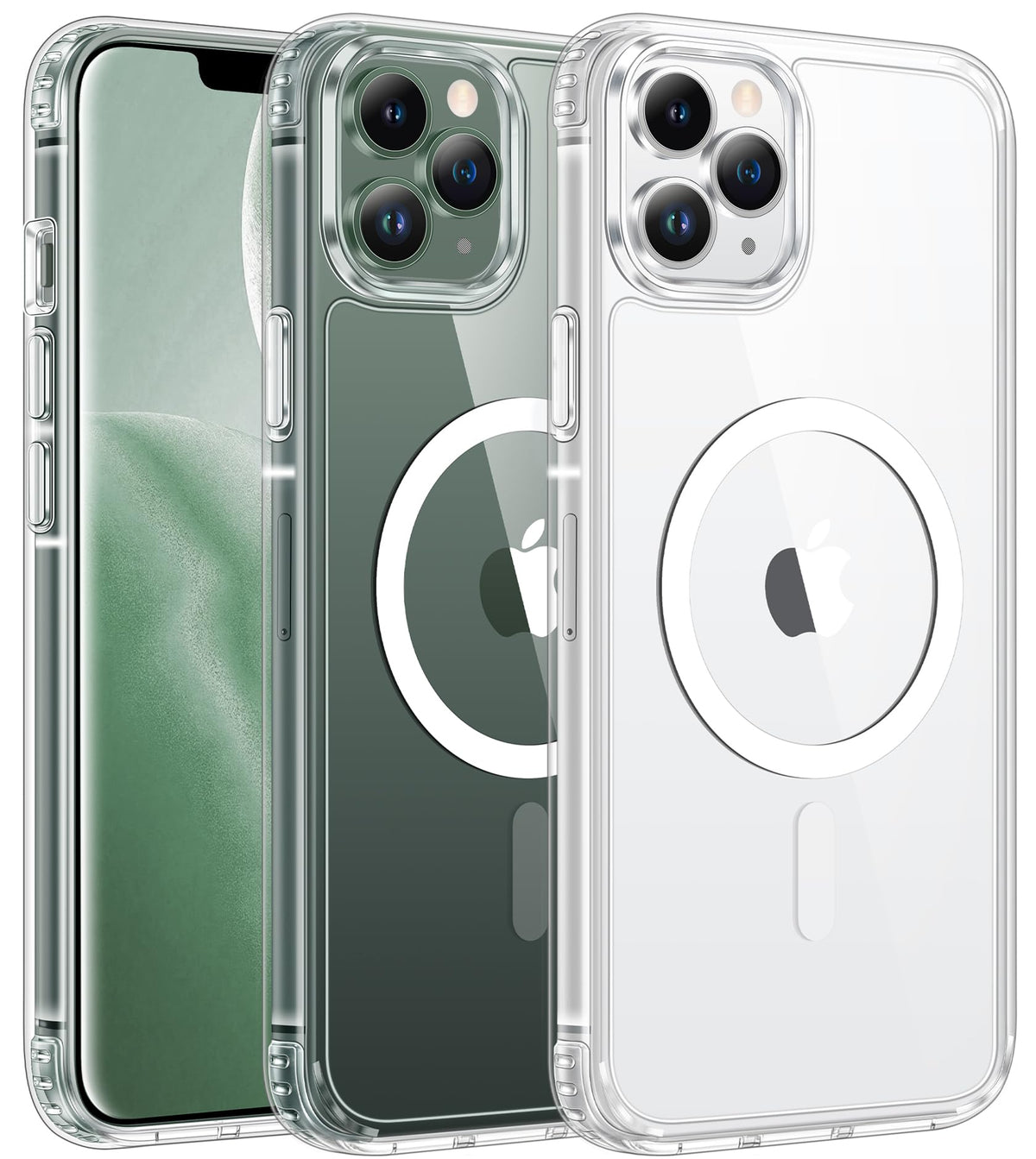 FNTCASE for iPhone 18 Pro Max Case / 17 Pro Max Clear Case Fit for Magsafe