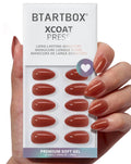 BTArtbox Press On Nails, Liquid Radiance, Medium Almond, Cat Eye, 32Ct | Lamp-Curable 4-Week Wear, Salon-Quality Natural Nails, 10-Minute Easy Daily Application, 16 Sizes, All-in-One Complete Kit