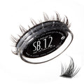 Lashify Star Burst 16mm Gossamer DIY Eyelash Extensions Refill, The Ultimate Multi-Length Multi Layered Lash, Black, Easy False Lashes