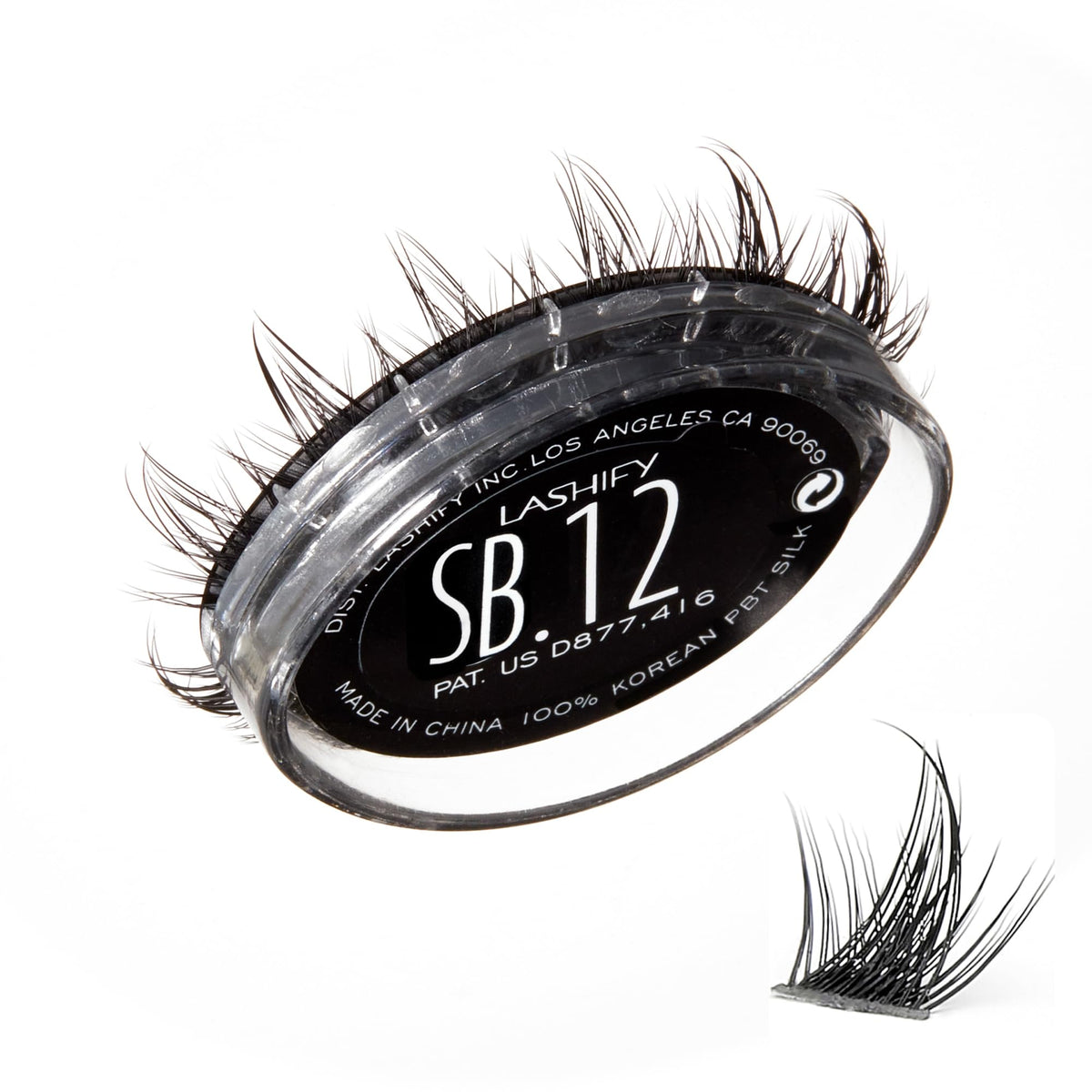 Lashify Star Burst 16mm Gossamer DIY Eyelash Extensions Refill, The Ultimate Multi-Length Multi Layered Lash, Black, Easy False Lashes