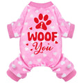 Dog Easter Outfit Pajamas Soft Lightweight Dog Onesie Warm Pet Winter Clothes for Small Medium Large Pet Dogs Cats