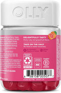 OLLY Hair Skin and Nails Gummies - Undeniable Beauty with Biotin 2500mcg Per 2 Gummies, Keratin & Vitamin C - Supports Healthy Hair, Skin, & Nails - Grapefruit Flavor - 60 Count