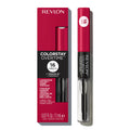 Revlon ColorStay Overtime Liquid Lipstick with Clear Lip Gloss, Long-Lasting Lip Color, Dual Ended with Moisturizing Vitamin E, 350 Bare Maximum, 0.07 fl oz