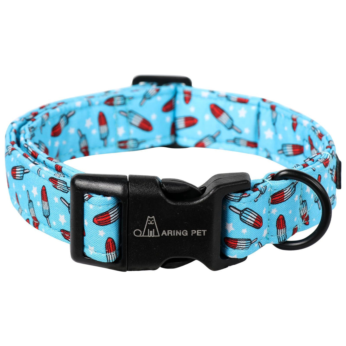 ARING PET Fall Dog Collar-Cotton Maple Leaves Dog Collar for Small Dogs, Adjustable Lightweight Dog Collars with Quick Release Buckle for Small Medium Large Dogs