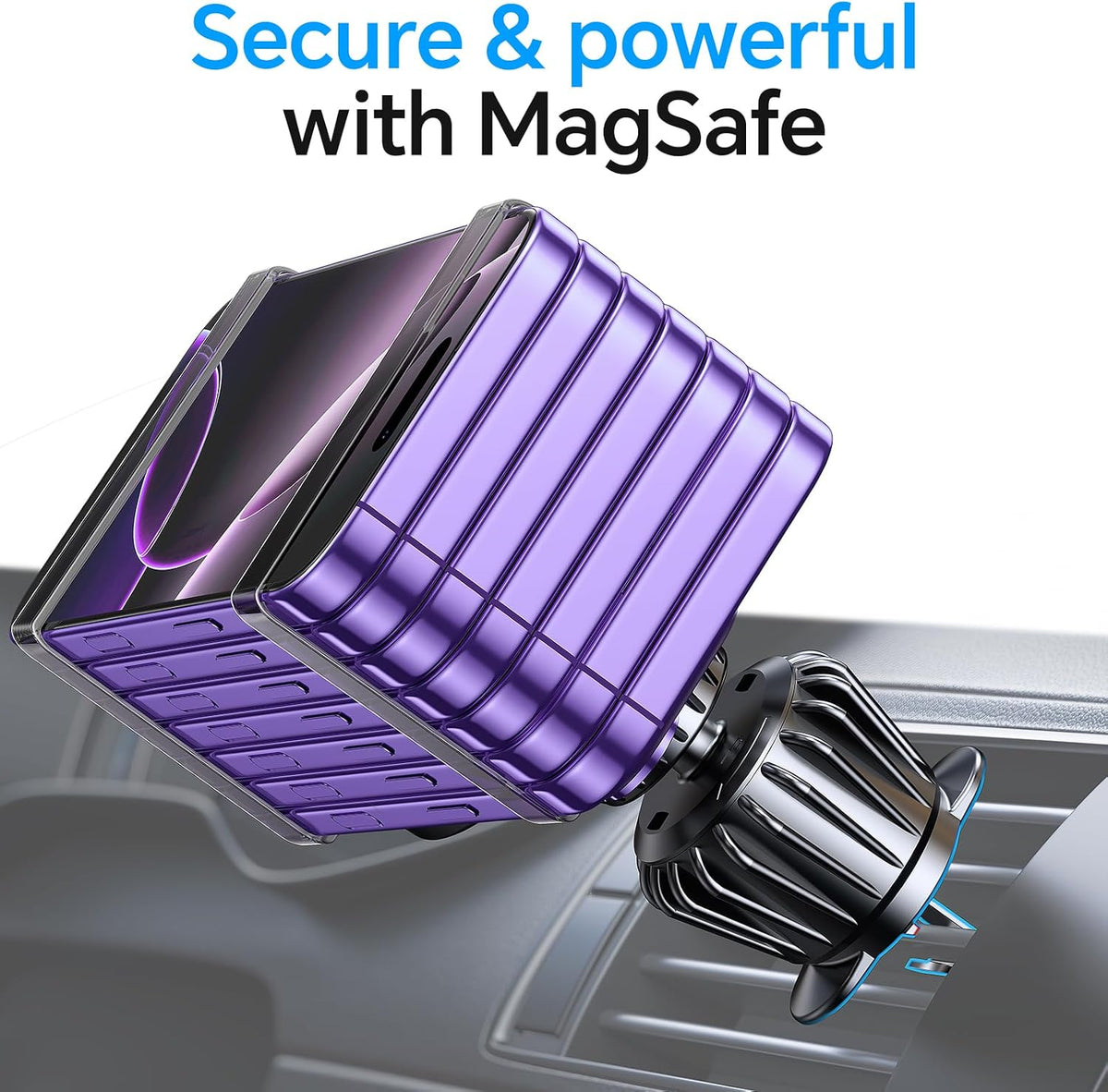 Kaistyle for Magsafe Car Mount【Strong Magnet】 Magnetic Phone Holder for Car Phone Holder Mount Dash Mounted Holders Phone Holders for Your Car Accessories for Women Men for iPhone 18 Pro Max 17 16 15