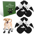 Anti Slip Dog Socks to Prevent Licking Paws, Dog Shoes for Hot Pavement, Dog Booties for Small Medium Large Senior Dogs, Traction Control Boots & Paw Protectors for Hardwood Floors