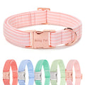 ARING PET Fall Dog Collar-Cotton Maple Leaves Dog Collar for Small Dogs, Adjustable Lightweight Dog Collars with Quick Release Buckle for Small Medium Large Dogs