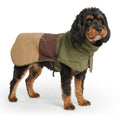 Spark Paws Dog Raincoat, Waterproof Windproof Rain Jacket, for Small Medium Large Extra Large Dogs, Reflective Breathable Full-Body Coverage Dry Suit - Neon White Navy Blue, 2XL