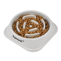 2 Pack Slow Feeder Dog Bowls for Healthy Eating, Non-Slip and Anti-Choking Design, Reduces Bloating & Overeating for Medium Dogs and Cats, Easy to Clean