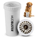 Dexas MudBuster Large Dog Paw Cleaner, Matte Black, Fits 2.5"-3.5" Wide Paws, Gentle Silicone Bristles for Quick, Easy Cleaning