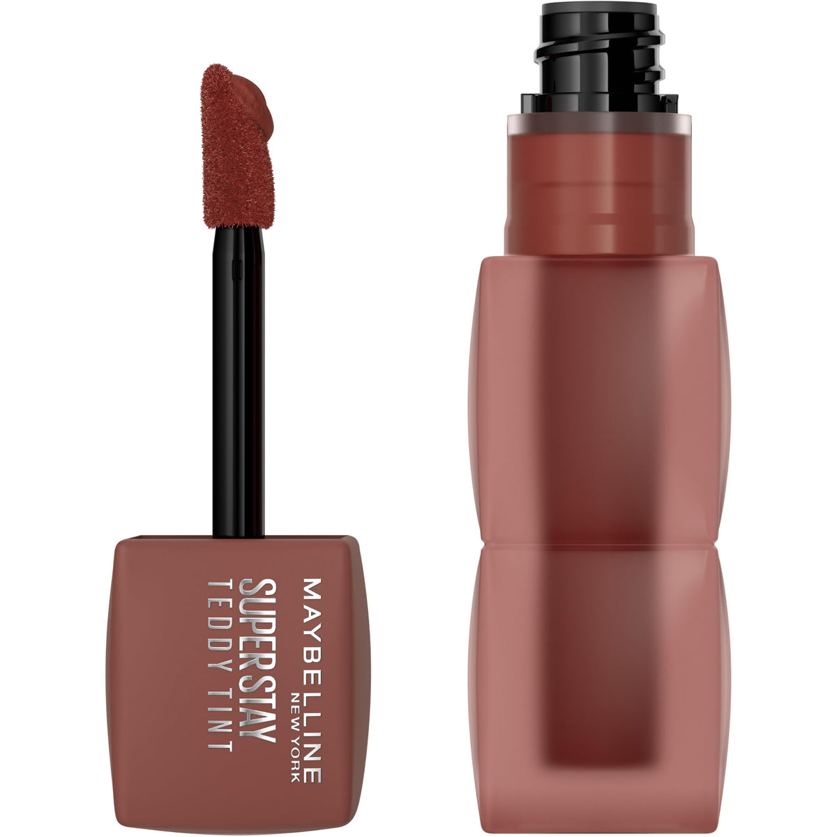 MAYBELLINE Super Stay Teddy Lip Tint, Long Lasting Matte Lipstick For Up To 12HR Wear, Wild At Heart, 1 Count