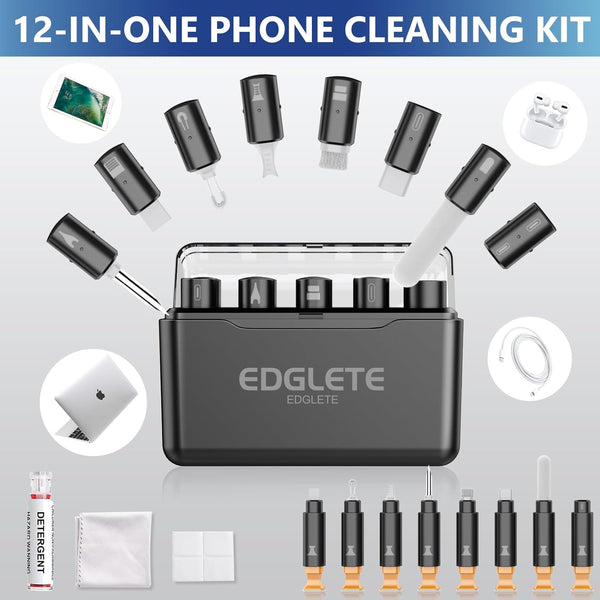 iPhone Cleaning Kit for Charging Port Cell Phone USB C with Storage Case