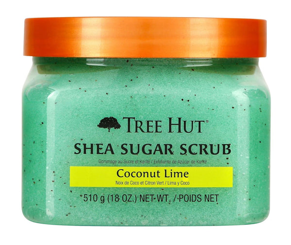 Tree Hut Shea Sugar Scrub - Coconut Lime - 18 oz - Exfoliating Body Scrub for Smooth, Glowing Skin - Made with Real Sugar and Shea Butter