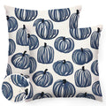 Fall Outdoor Pillow Covers 18x18,Plaid Pumpkin Maple Leaf Decoration
