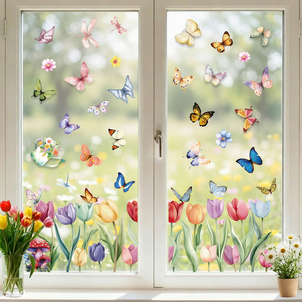 Halloween Window Clings Stickers Decor Fall Halloween Decorations Indoor