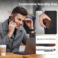 LOHASIC for iPhone 17 Leather Case, Magnetic Phone Case 6.3", Vintage Brown