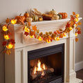 8.5Ft Thanksgiving Turkey String Lights, 10 LED Outdoor with Garland Decor