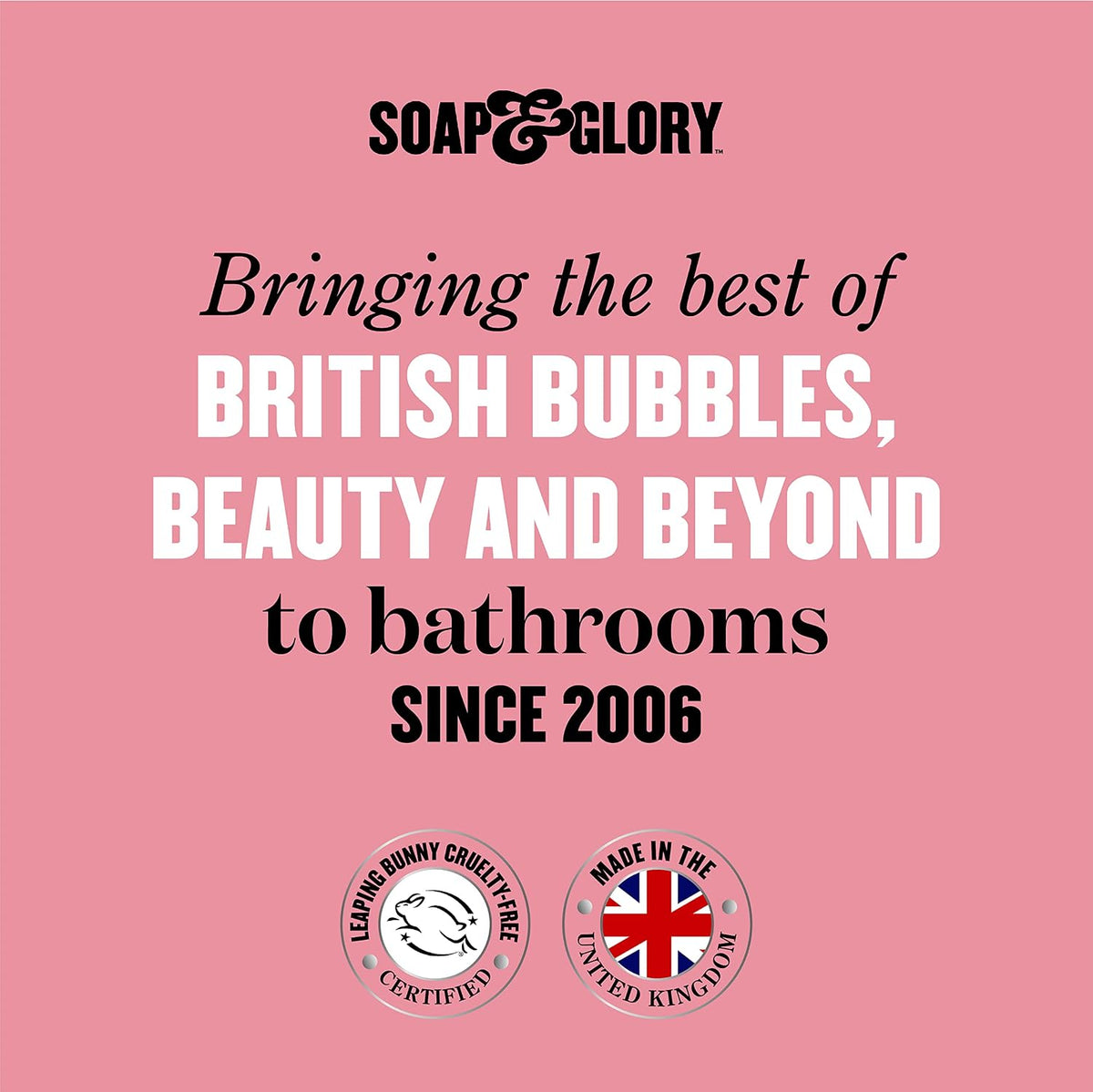 Soap & Glory Original Pink Body Wash for Women - Rose & Bergamot Shower Gel for Dry Skin - Moisturizing Body Soap for Soft, Hydrated Skin - Original Pink (16.9 fl oz)