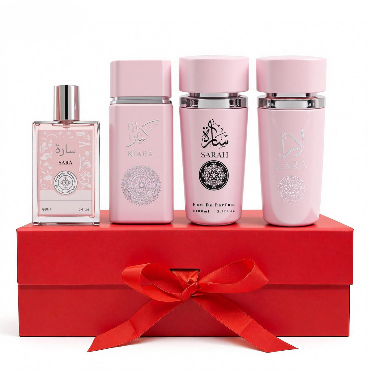 AFLUXE Women’s Perfume Set 4PCS, Long Lasting Eau De Fragrance