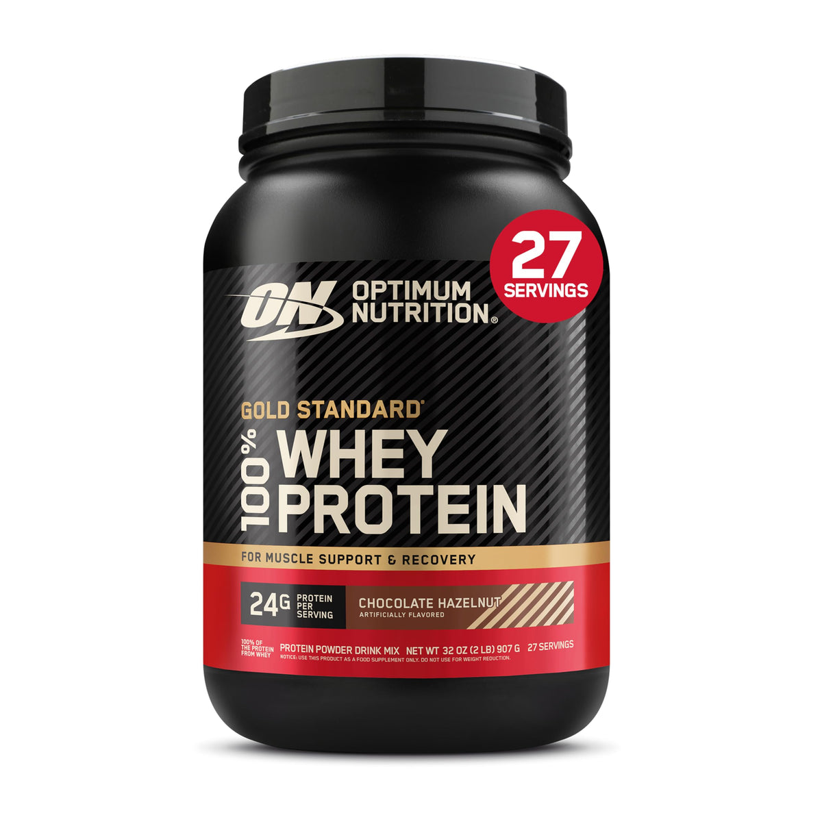 Optimum Nutrition Gold Standard 100% Whey Protein Powder, Extreme Milk Chocolate, 5 Pound (Packaging May Vary) | 24g of 100% Whey Protein Powder Per Serving, with BCAAs, Gluten Free, Banned Substance Tested, Easy Mixing, Muscle Support