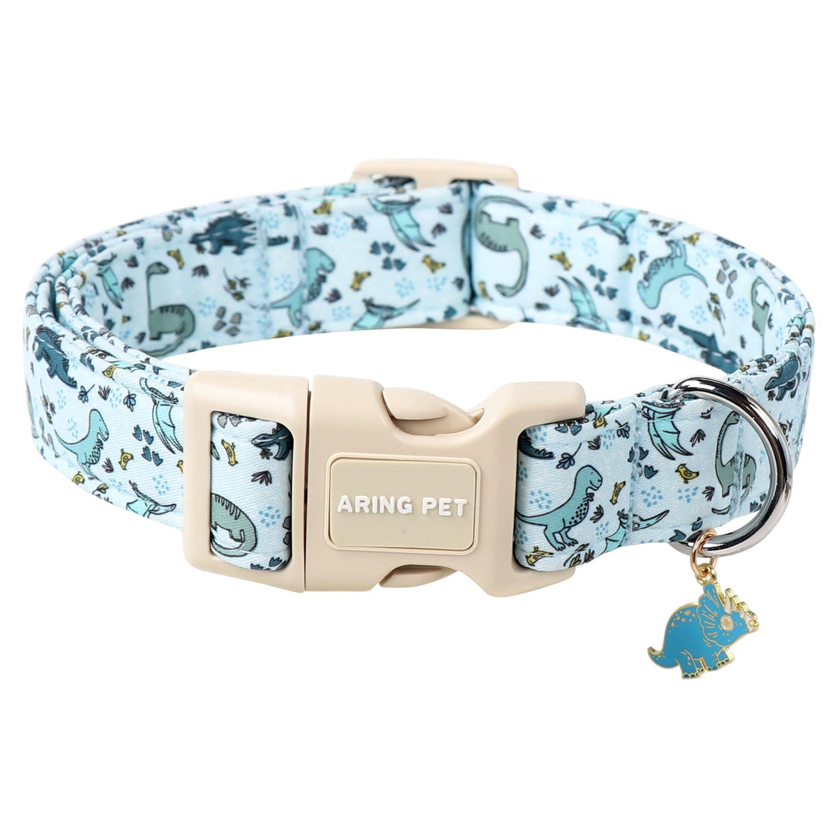 ARING PET Fall Dog Collar-Cotton Maple Leaves Dog Collar for Small Dogs, Adjustable Lightweight Dog Collars with Quick Release Buckle for Small Medium Large Dogs