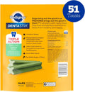 Pedigree Dentastix Dental Chews for Dogs, Small and Toy Breed Dog Treats, Fresh Flavor, 12.31 oz. Bag (51 Treats Total)