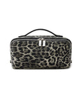 EACHY Travel Makeup Bag, Large Capacity Cosmetic Bag for Women, Waterproof PU Leather, Flat Open Portable Toiletry Bag for Skincare, Brushes & Travel Essentials