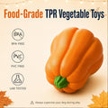 Halloween Dog Toys for Large Dogs, Tough Pumpkin Toy for Aggressive Chewers