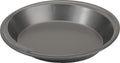 GoodCook Everyday Pie Pan Scratch-Resistant Nonstick Heavy Duty Steel Construction with Wide Rim, 9-Inch, Gray