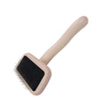 Chris Christensen Baby G Dog Slicker Brush for Dogs (Goldendoodles, Labradoodles, Poodles), Groom Like a Professional, Fluff Detangle Style, Saves Time Energy, Coral, Small