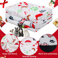 Abbylike 3 Pcs Christmas Dogs Blanket for Small Medium Puppy 30 x 20 Inch