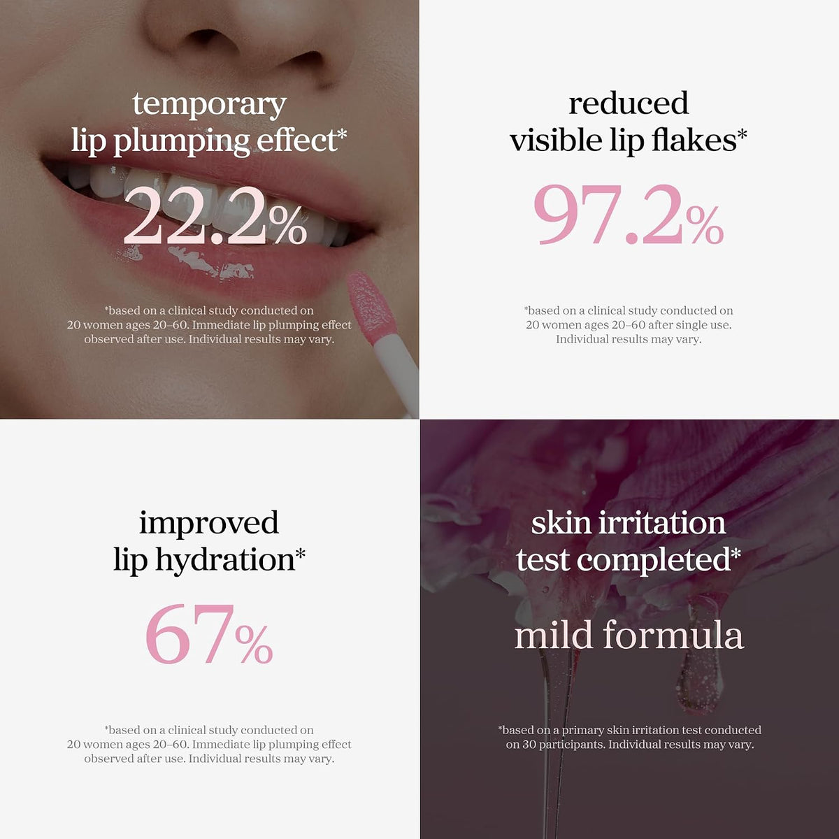 NOONI Korean Lip Oil - Applepeony | Long-Lasting, Moisturizing, Plumping, Revitalizing for Dry Lips, Waterproof, No Peel Off, Hydrating Lip Stain, Stocking Stuffers, Cute Stuff, 0.12 FL Oz