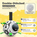 6 Inch Dog Soccer Ball with Straps, Herding Balls, Toy for Tug