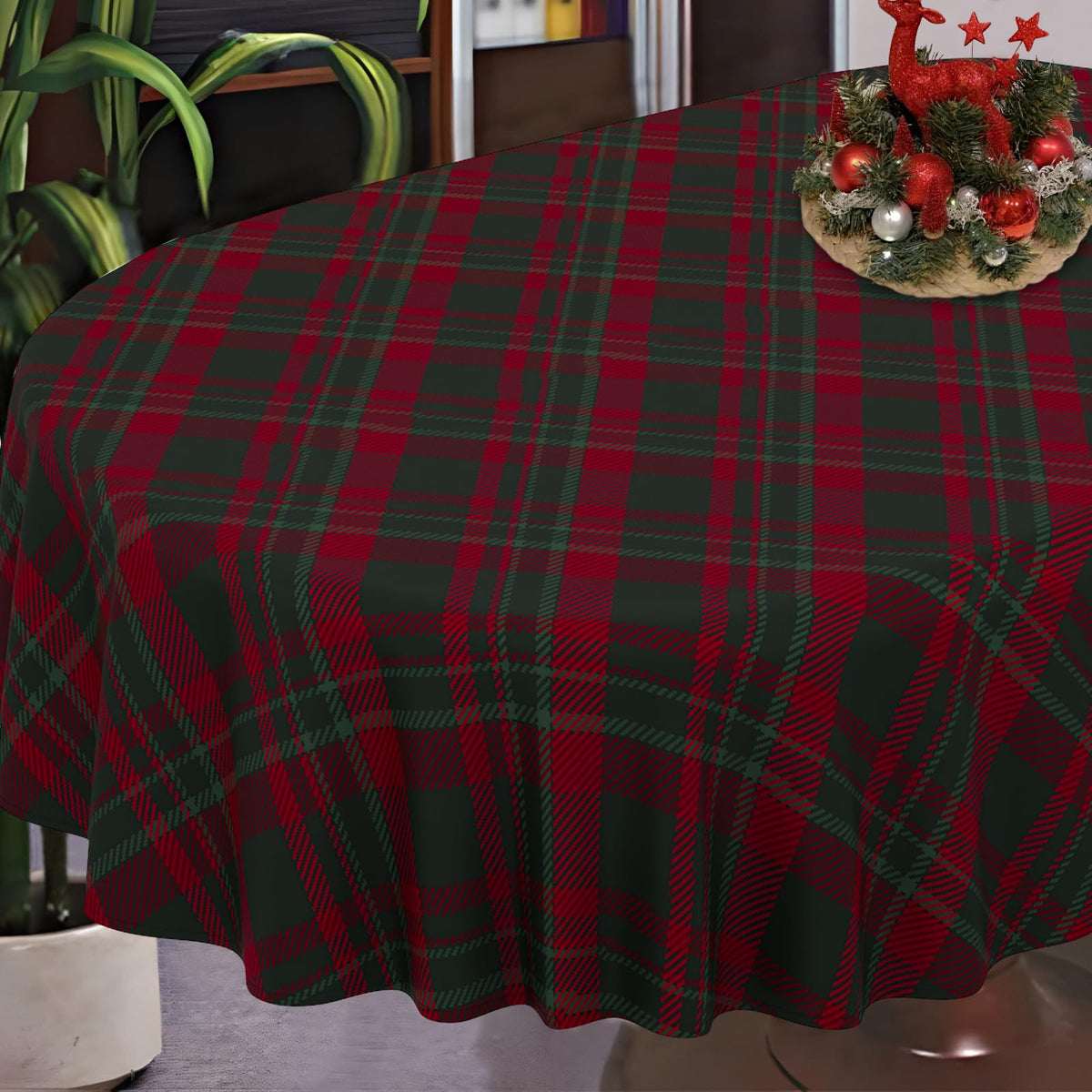Fall Thanksgiving Tablecloth Waterproof Pumpkin Table Cloths for Autumn Harvest Indoor Outdoor Dining Room Decor-60 * 84" Oval