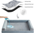 BFPETHOME Orthopedic Washable Dog Beds Large Sized Senior Dog for Comfy Sleeping with Removable Cover, Waterproof Big Soft Pet Couch Bed for Dogs Relax